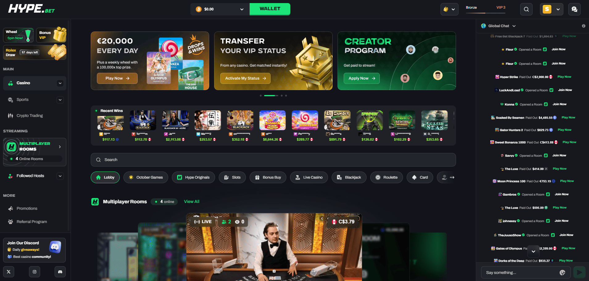 Hype.Bet screenshot 1