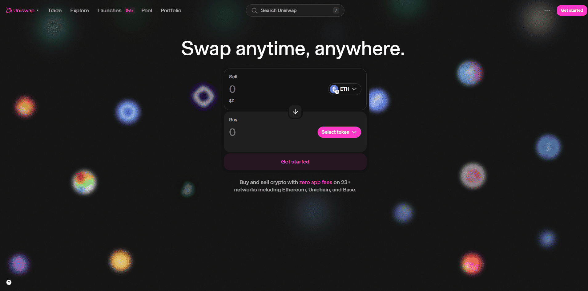 Uniswap screenshot 1